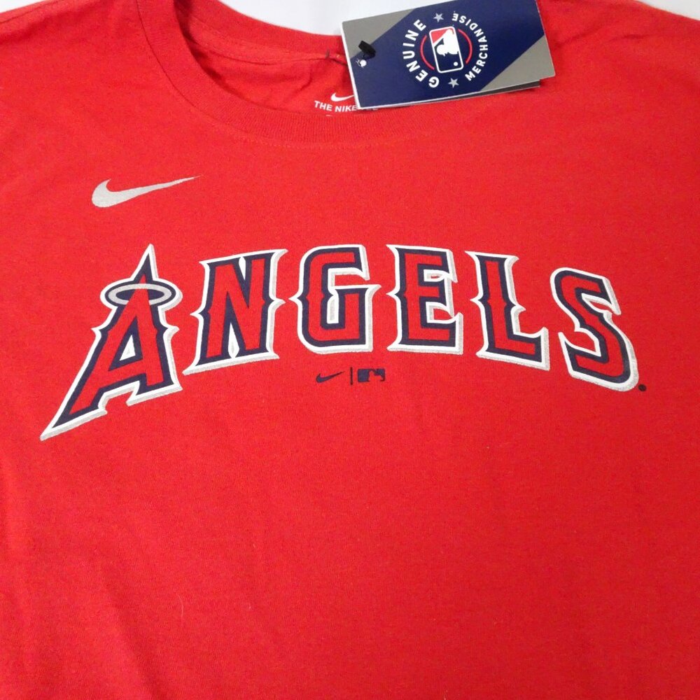 Nike Los Angeles Angels T-shirt. Women's XL. Ohtani #17, Red/Silver letters - Picture 2 of 10
